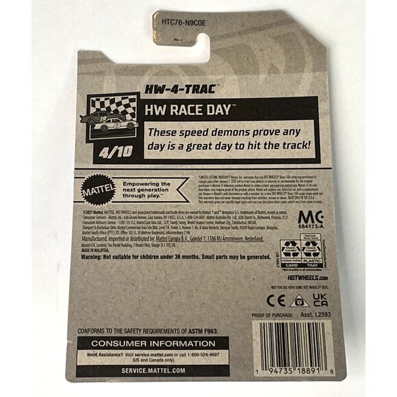 Hot Wheels HW 4-Trac Race Day Red Formula Car 2024 Mainline Diecast 1:64 - Picture 2 of 6